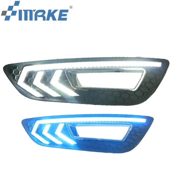 Sncn 2015 2016 Year Turning Signal Light Led Drl For Ford Focus With Yellow Light