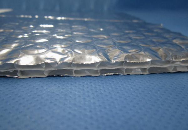 97% Reflective Double Bubble Insulation Foil 125 Feet Long With 1.1 R Value 5/16 Inch