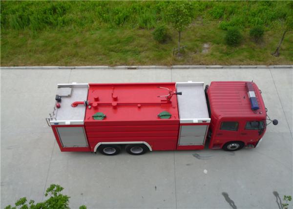 270Hp espuma da água da movimentação do motor 6x2 e carro de bombeiros combinado do poder petroleiro seco