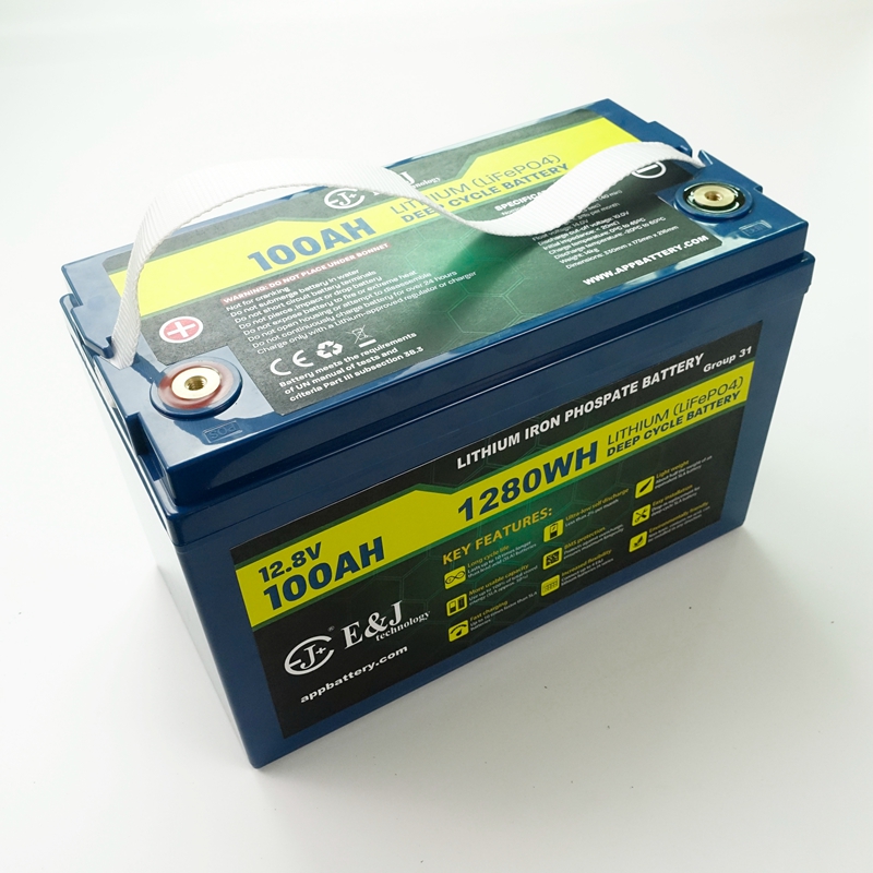 12V 100AH Lifepo4 Battery Mfg Prismatic Cell Lithium Iron Phosphate Battery Pack For RV