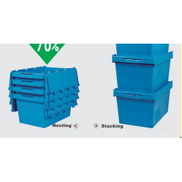 HUADING Plastic Large Moving Boxes PP Design Style Others Nested And Stacked Storage