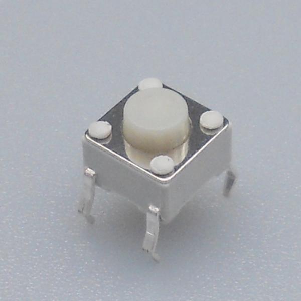 Momentary 6mm Tactile Switch / Silent Push Button With White Push Button​