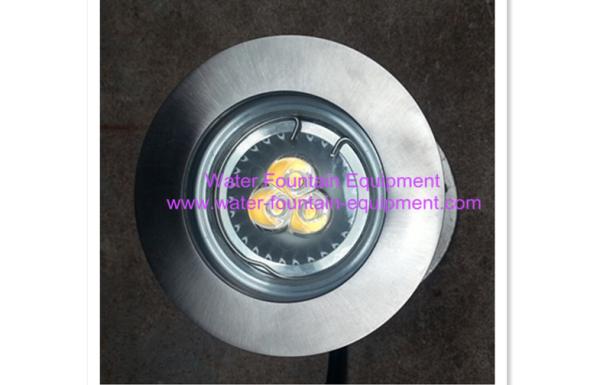 Stainless Steel Underwater Fountain Lights Screws Under Or On Cover Choosing LED 3W