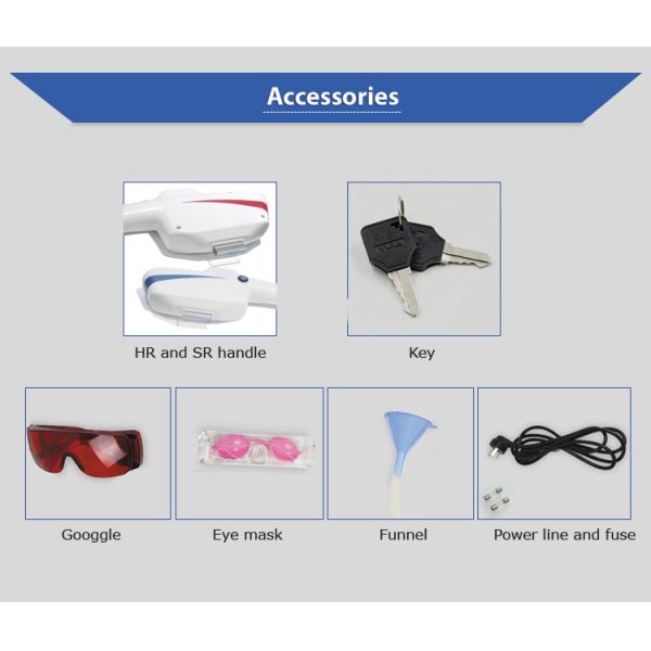 Vertical Dual Handle DPL Painless Salon Skin Treatment Beauty Equipment