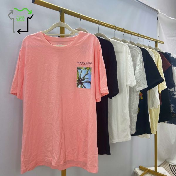 Mixed Styles Used Short Sleeve Second Hand Men Women Cotton T Shirt In Bales