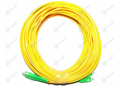SC/APC - SC/APC Single Mode Fiber Optic Patch Cord 9/125μm Duplex With LSZH Jacket
