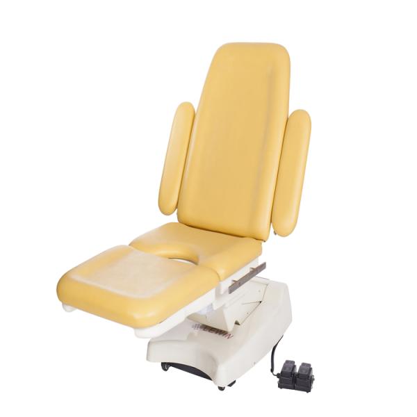 LDF200 Multifunctional Examination obstetric table/Electric Parturition Bed/Pink Leather steelGynecology obsttric table