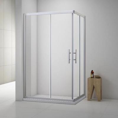 6 8 10mm Bathroom Shower Cabinets Frameless SS Hinge Swing Clear Glass Shower Door