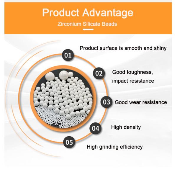 High Dense Alumina Zirconia Ceramic Beads Zro2 Grinding Balls 3mm-10mm For Polishing And Ball Mill Cut