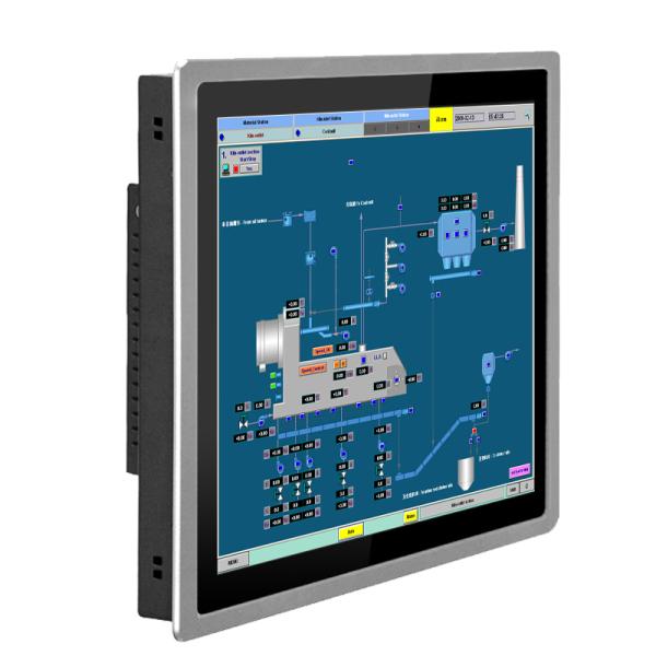 Display industrial integrado de bisel estrecho de 12,1 pulgadas PCAP pantalla táctil X86 Panel PC Computadora única para el sistema de control de la máquina IPC