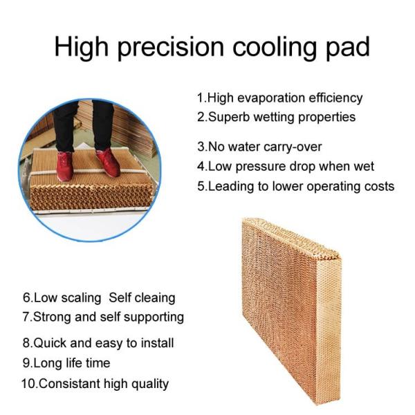 Honeycomb Cardboard Livestock Barn Ventilation Evaporative Cooler Pads