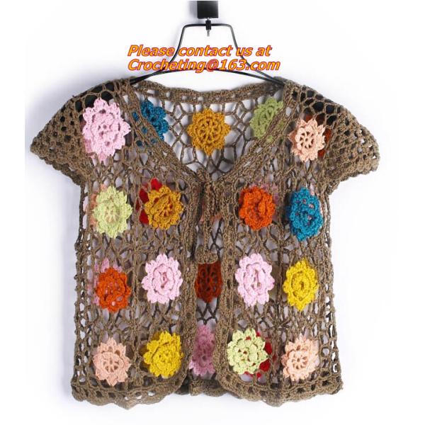 Sweater, Cardigan, Crochet, Crocheted, Pullover, Hollow Out, Summer Tops, Crochet Blouse