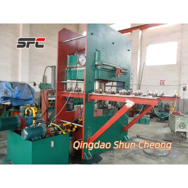 PLC Control Hydraulic Frame Rubber Vulcanizing Press Machine with Customized Size and 0-100MPa Pressure Range