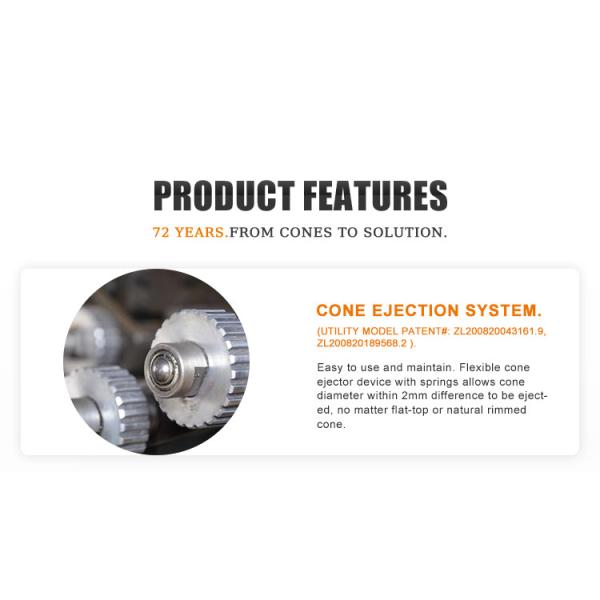 Машина конуса сахара конуса мороженого 107 печь плит свернутая производственной линией печь