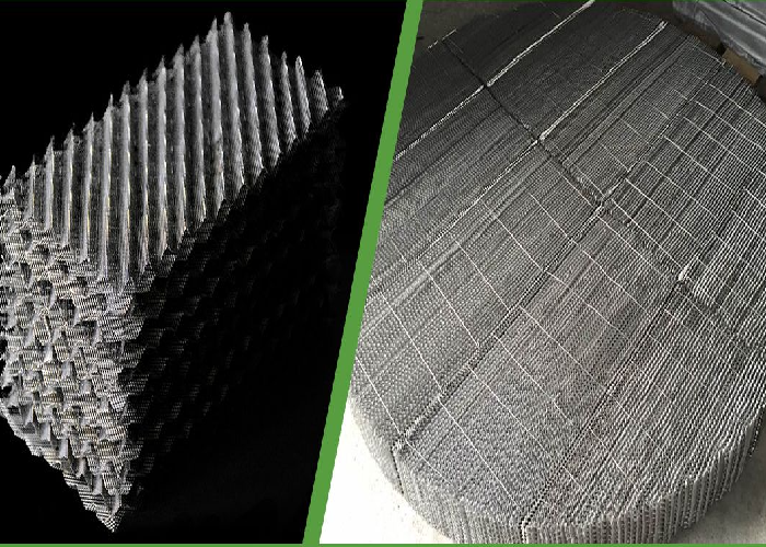 Compact Metal Structure Packing Module Low Pressure Drop High Capacity