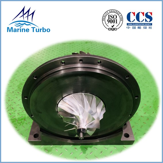 Cartucho de turbocompresor de flujo radial diésel RH143 con pie