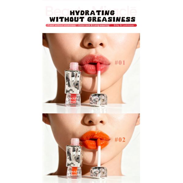 Private Label Lip Plumper Custom Label Long-lasting Logo Waterproof Moisturizing Tinted Lip Oil