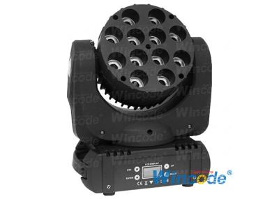 Super brilhante LED Moving Head Light para Espetáculos de Palco 12 * 10W CREE RGBW Quatro em Um