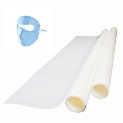 1.2 G/Cm3 Density Translucent Adhesive Film PES Hot Melt Adhesive Film For Mask