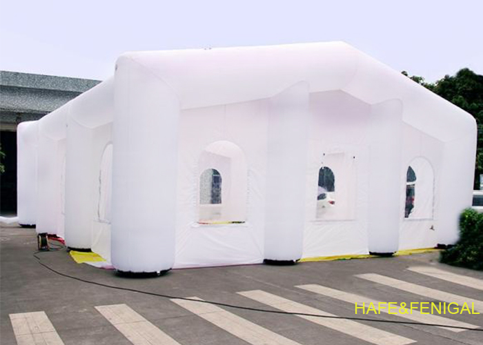 10m Long Inflatable House Tent With RGB Lighting For Corporate Events Or Exhibitions