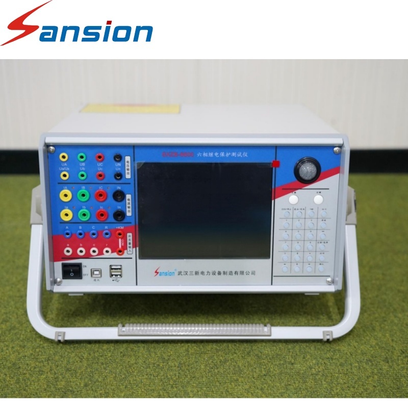 6 Phase Relay Protection Test System for Power Utility Relay Testing and Maintenance