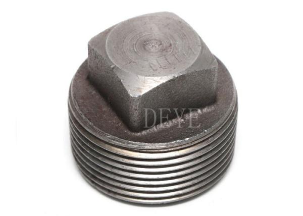 Stainless Steel 316 304 High Pressure Pipe Fittings With Square Plug