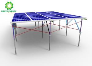 Sistema à terra solar da montagem da instalação fácil, sistema de alumínio do