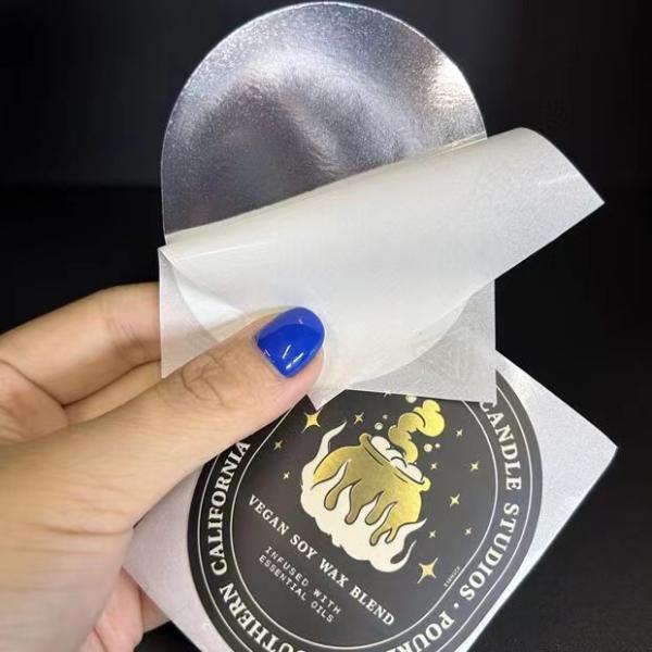 CMYK Impressão a cores Etiqueta de embalagem de garrafas Logotipo personalizado para indústrias