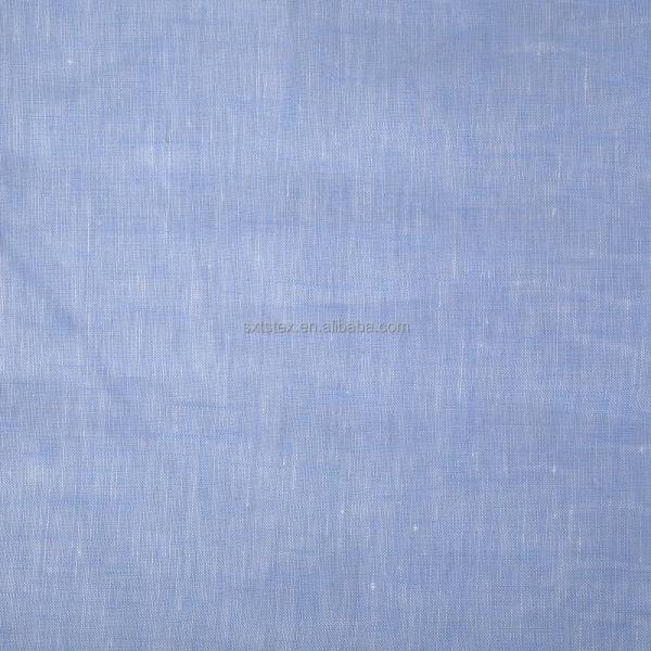 100% Linen Fabric Breathable and Healthy Natural Fiber Yarn Dyed Woven Pure Linen Women and Men for Clothing