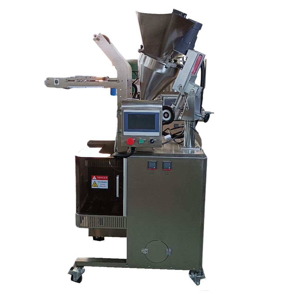 Hipac Fully Automatic High-efficiency Powder Packaging Machine with Labeling Function for Plastic and Paper Bags