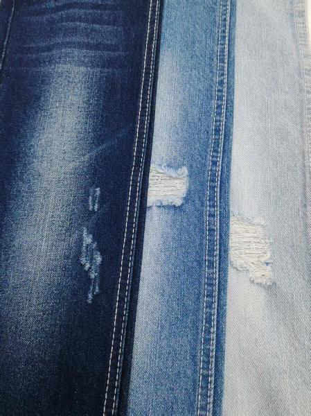 Ventes d'usine Bon prix 75% coton TWILL style denim sans étirement Tissu avec 10+10*10 Construction JSD3105 Pour les jeans