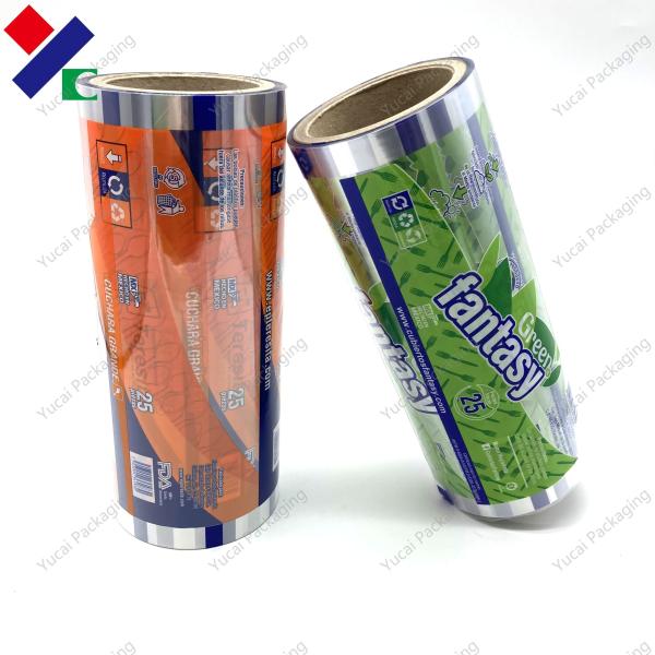 1000M Double Layer Foil Food Packaging Film Roll Crisps Potato Chips Printed Plastic Roll