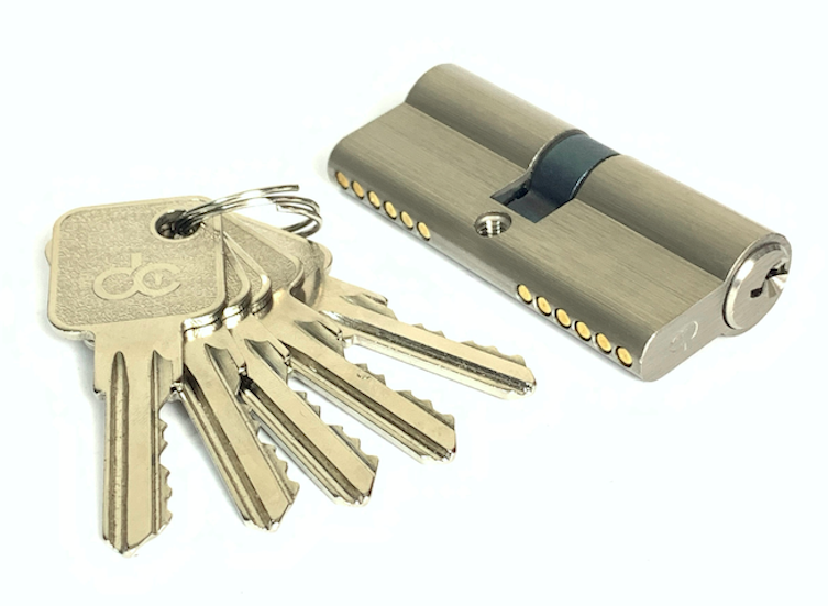 Customized Zinc Brass Cylinder 70mm Bathroom Door Cylinder Various Colors Available
