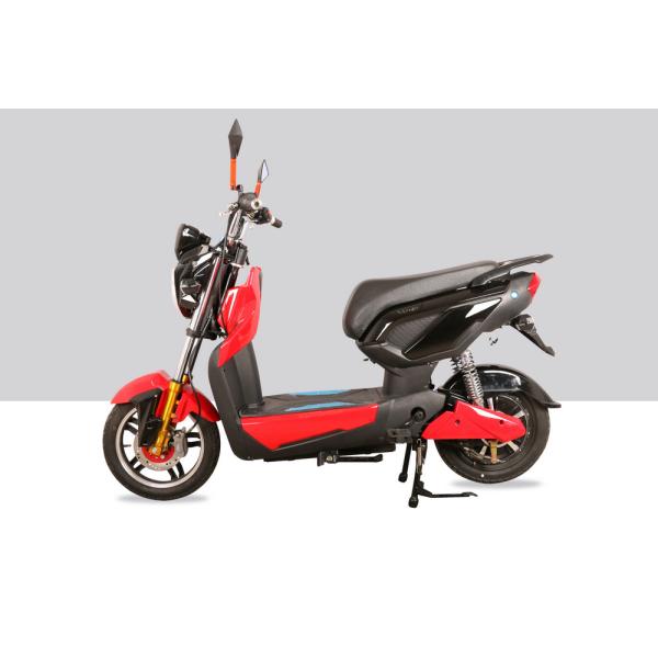 60V 20Ah Electric Pedal Moped Scooter With Disc Brake Suspension