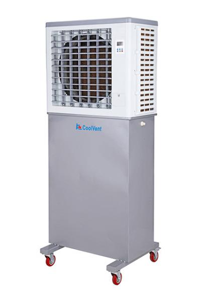 60L Industrial Portable Evaporative Cooler 0.28kW With Big Stainless Steel Water Tank
