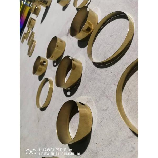 Máquina de revestimento de aço inoxidável do vácuo do encaixe PVD da eficiência elevada uniforme da espessura de revestimento