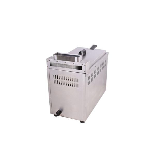 single gas deep fryer 8l gas deep fryer with temperature for restaurant