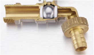 IRON Handle Low Lead Brass Bathroom Water Garden Tap Bibcock Valve With Lock Hole