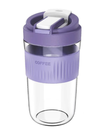 Стеклянная чашка воды кофе 400ml 550ml портативная/кружка