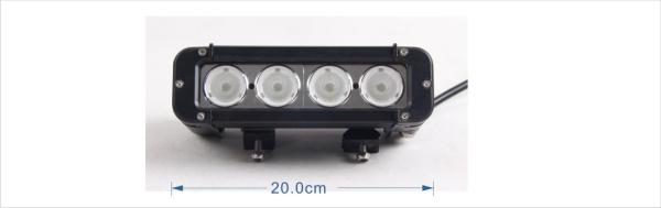 40w 7.8 Inch Trucks / Car Light Bar With Side Lights CE & ROHS Approved