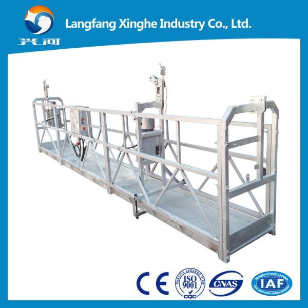 8.0kn electric winch gondola , Vietnam suspended platform , aerial hanging scaffolding , electric cradle