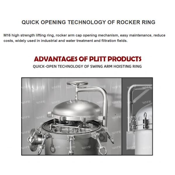 системы фильтра сумки отработанной воды отбросов производства корпуса фильтра патрона 5inch 10inch 20inch