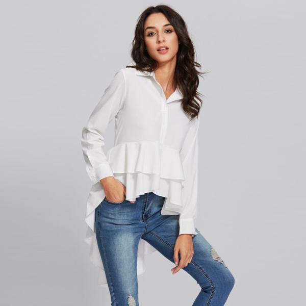 Дизайны блузки добавочного офиса одежды женщин размера самые последние