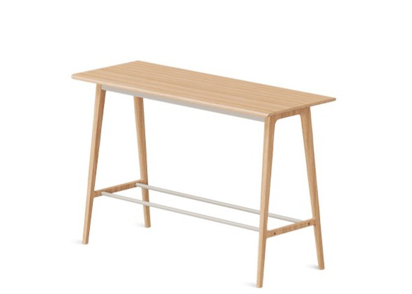 Jason Wooden Lounge Table with Geometric Design for Modern Desks