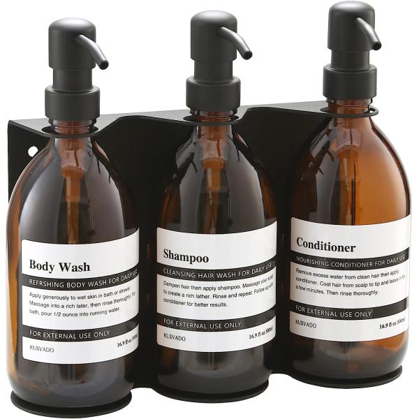 Устойчивый диспенсер для мыльных бутылок для утонченной ванной или кухни