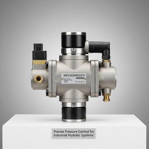 DBETE-6X/50G24K31F1V Rexroth proportional relief valve precise pressure control assists industrial hydraulic system