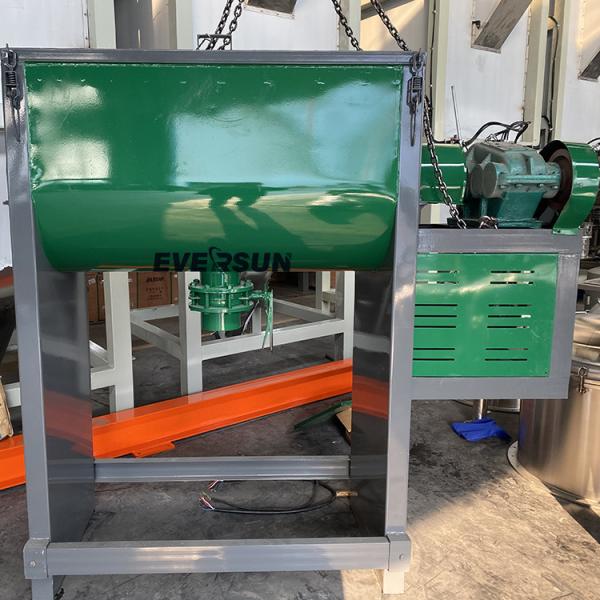 Grade alimentar 200 kg Misturador de fita horizontal com aquecimento