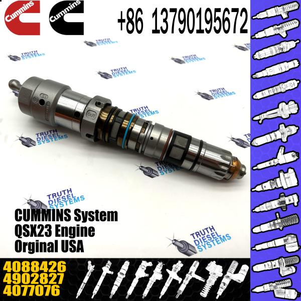 Camión tractor excavadora motor diesel repuesto QSK23 QSK60 QSK19 inyector de combustible 4902827 4077076 4062090 4088426
