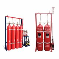 80L Vermelho IG100 Sistema de prevenção de incêndio a gás inerte Automático