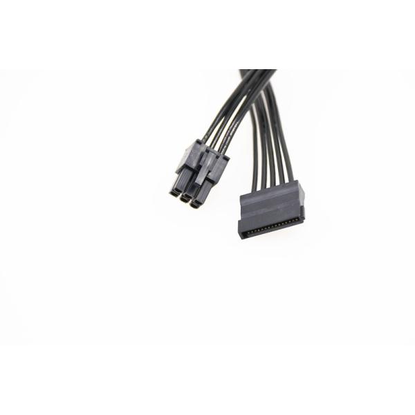 QingSea Power Supply Modular Cable Kit 24 Pin 8Pin 6Pin Length 610mm Black